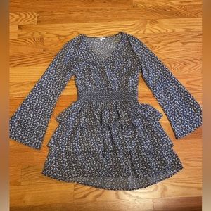 Subdued Flare Long sleeve Dress